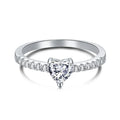 Lily Heart Ring