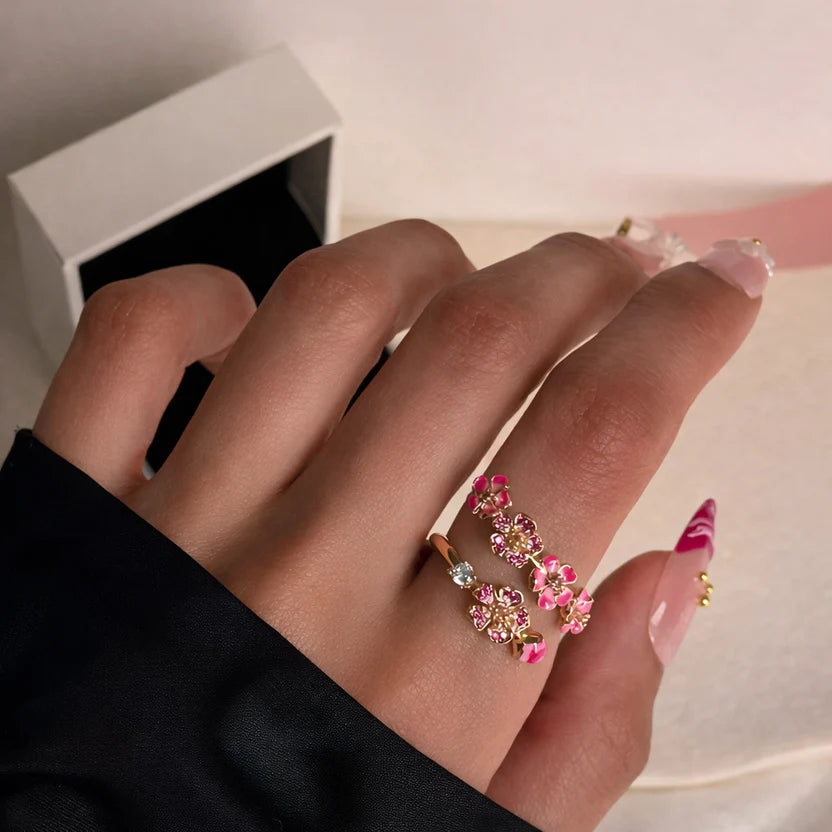 Pink Blossom Ring